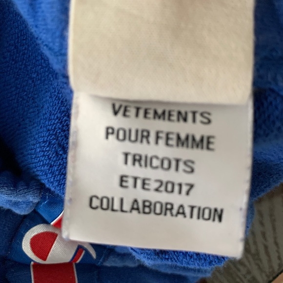 Vêtement x Champion SS17 sweatpants - Picture 4 of 5